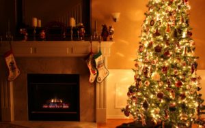 xmas fireplace safety