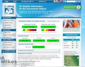 Mike's Mobile Blog - When Can I Burn? Mike's Mobile Blog -Spare the Air