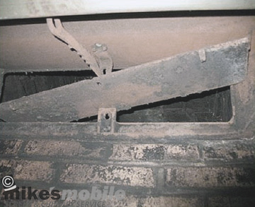 Mike's Mobile Screen & Chimney Service fireplace Damper