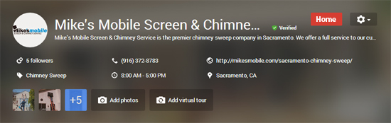 Mike's Mobile Screen 7 Chimney - Sacramento
