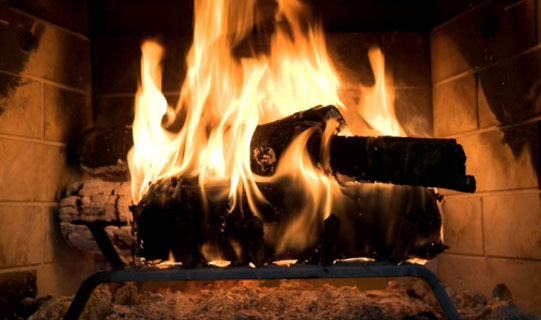 Warm Fire Fireplace