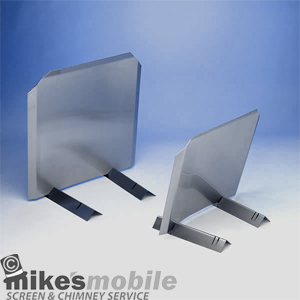 radiant fireback stainless steel